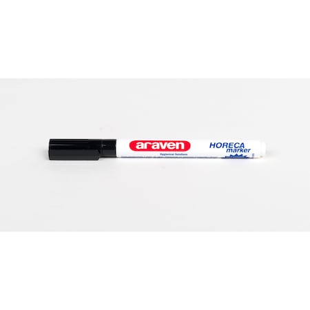 Araven 393 Food Box Marker Pen – Watervaste Stift Voor Etiketten En Voedselopslag – Zwart, Inkt Oplosbaar In Water